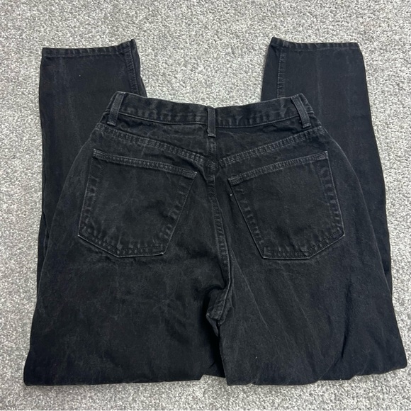 Vintage Gap Jeans Womens 8 Black Reverse Fit Ankle No 9 Y2K Grunge Regular USA - Picture 8 of 8